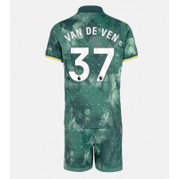 Maglie da calcio Tottenham Hotspur Micky van de Ven #37 Terza Maglia Bambino 2024-25 Manica Corta (+ Pantaloni corti)